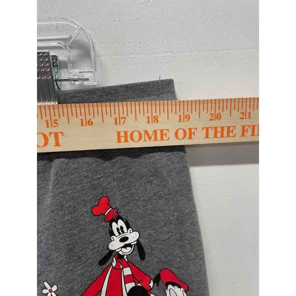 Disney Women's Jogging Lounge Pants Mickey Minnie Characters Size Large Gray - Picture 7 of 9
